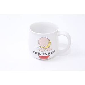 Ziggy, This End Up, Tom Wilson, Funny, Coffee Cup, Message Mug, Novelty Cup,